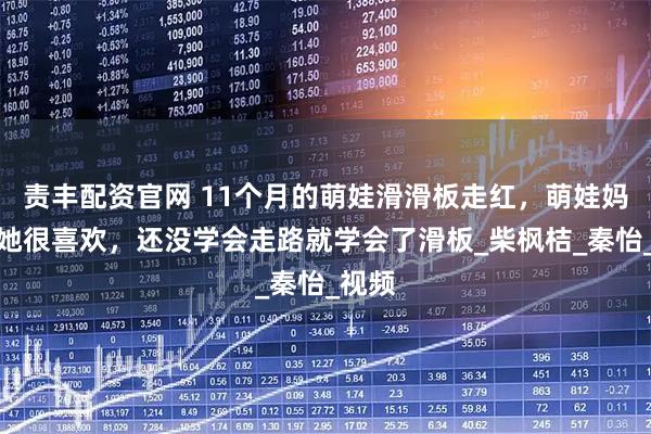 责丰配资官网 11个月的萌娃滑滑板走红，萌娃妈妈：她很喜欢，还没学会走路就学会了滑板_柴枫桔_秦怡_视频