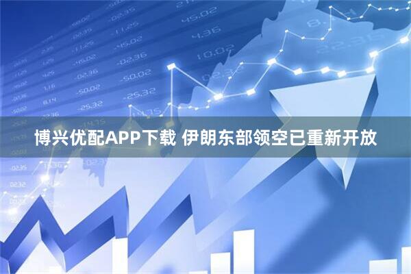 博兴优配APP下载 伊朗东部领空已重新开放