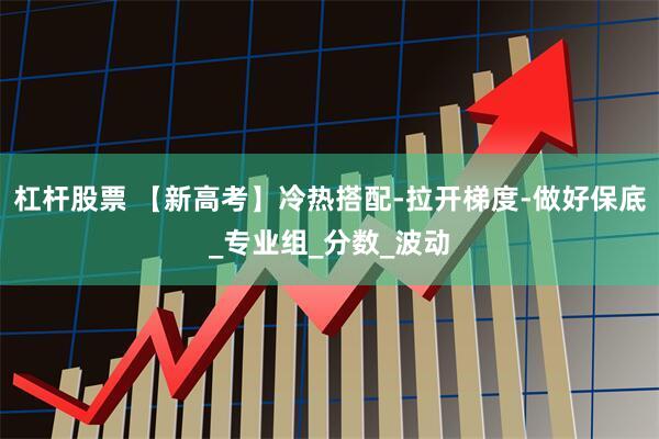 杠杆股票 【新高考】冷热搭配-拉开梯度-做好保底_专业组_分数_波动