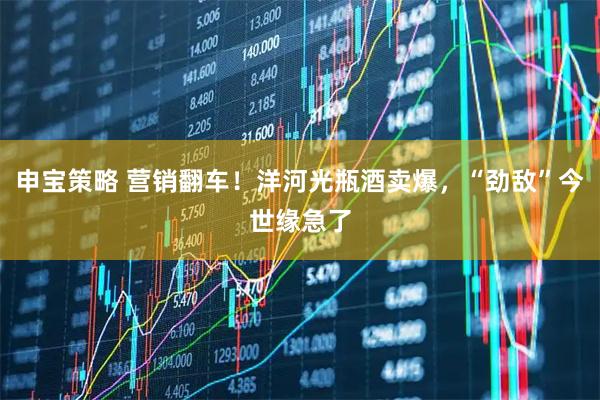 申宝策略 营销翻车！洋河光瓶酒卖爆，“劲敌”今世缘急了