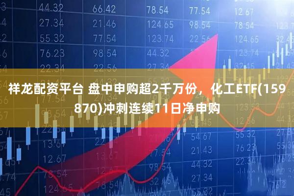 祥龙配资平台 盘中申购超2千万份，化工ETF(159870)冲刺连续11日净申购